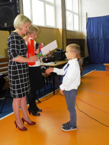 Pasowanie na ucznia klasy I.